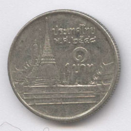 Tailandia 1 Baht de 2005