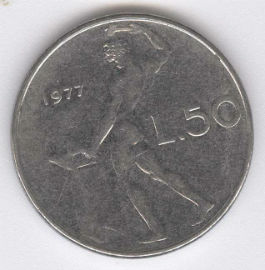 Italia 50 Lire de 1977