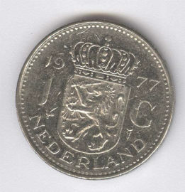 Holanda 1 Gulden de 1977