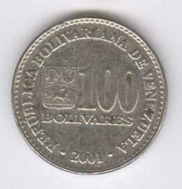 Venezuela 100 Bolivares de 2001