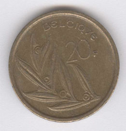 Bélgica 20 Francs de 1980 (Belgique)