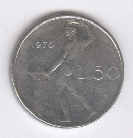 Italia 50 Lire de 1976