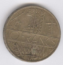 Francia 10 Francs de 1979