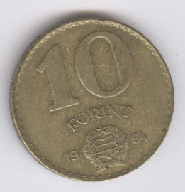 Hungría 10 Forint de 1984