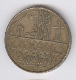 Francia 10 Francs de 1975