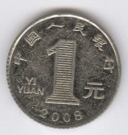 China 1 Yuan de 2008