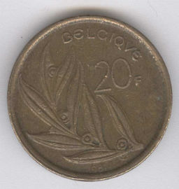 Bélgica 20 Francs de 1981 (Belgique)