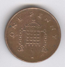 Inglaterra 1 Penny de 1999