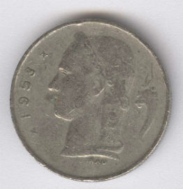 Bélgica 1 Franc de 1953 (Belgie)