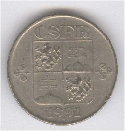 Checoslovaquia 50 Haleru de 1991