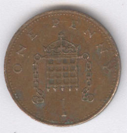 Inglaterra 1 Penny de 1984