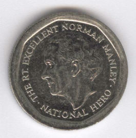 Jamaica 5 Dollar de 1996