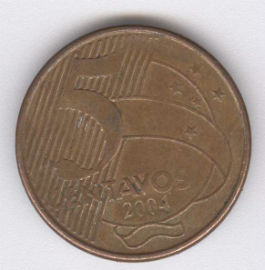 Brasil 5 Centavos de 2004
