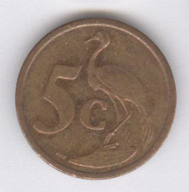 Sudáfrica 5 Cents de 2006