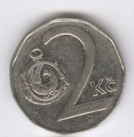 República Checa 2 Koruna de 1995