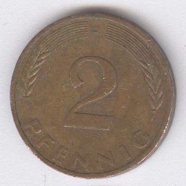 Alemania 2 Pfennig de 1978