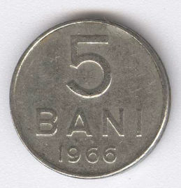 Rumania 5 Bani de 1966
