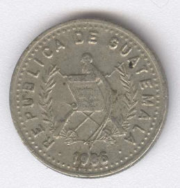 Guatemala 5 Centavos de 1986