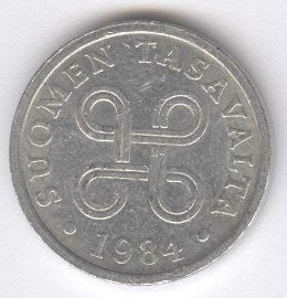 Finlandia 5 Pennia de 1984