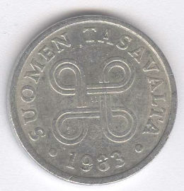 Finlandia 5 Pennia de 1983