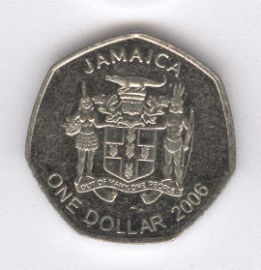 Jamaica 1 Dollar de 2006