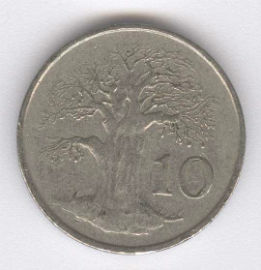 Zimbabwe 10 Cents de 1991