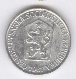 Checoslovaquia 5 Haleru de 1967