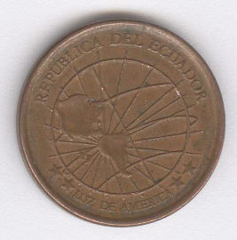 Ecuador 1 Centavo de 2000