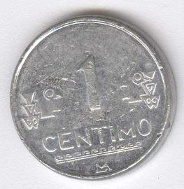 Perú 1 Centimo de 2008