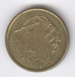 Polonia 1 Groszy de 2004