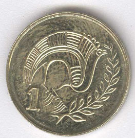 Chipre 1 Cent de 2004