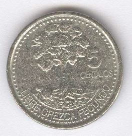 Guatemala 5 Centavos de 2006