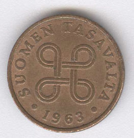 Finlandia 1 Penni de 1963
