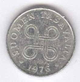 Finlandia 1 Penni de 1976