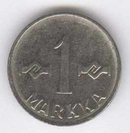 Finlandia 1 Markka de 1955