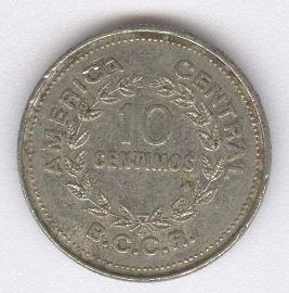 Costa Rica 10 Céntimos de 1979