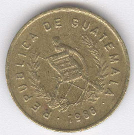 Guatemala 1 Centavo de 1988