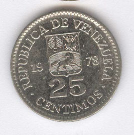 Venezuela 25 Céntimos de 1978