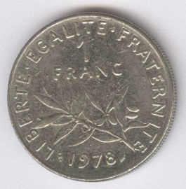 Francia 1 Franc de 1978