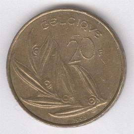Bélgica 20 Francs de 1998 (Belgique)