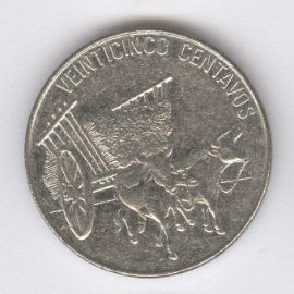 República Dominicana 25 Centavos de 1991