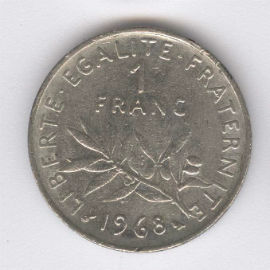 Francia 1 Franc de 1968