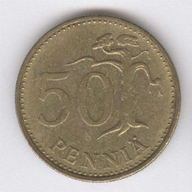 Finlandia 50 Pennia de 1964