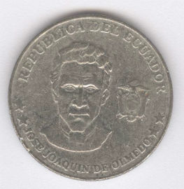 Ecuador 25 Centavos de 2000