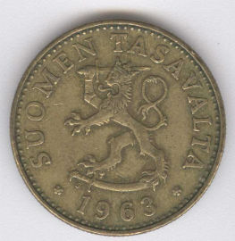 Finlandia 50 Pennia de 1963