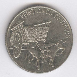República Dominicana 25 Centavos de 1989