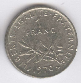 Francia 1 Franc de 1970