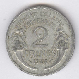 Francia 2 Francs de 1946