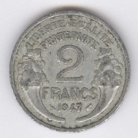 Francia 2 Francs de 1947