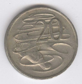 Australia 20 Cents de 1975